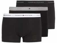 Tommy Hilfiger Herren 3er Pack Boxershorts Trunks Unterwäsche, Mehrfarbig (Grey