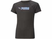 PUMA Unisex Puma Fit Tee G T Shirt, Puma Schwarz, 164 EU