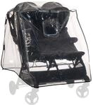 hauck Universal Regenschutz f&uuml;r Geschwisterwagen 51 x 72 x 88 cm mit...