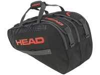 HEAD Base Padel Bag Padeltasche, schwarz/orange, M