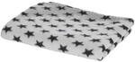 Kerbl Pet Hundedecke Stella mit Sternenmotiv | Grau, 140 &times; 100 cm, flauschiges