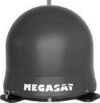 Megasat Campingman Portable ECO Parabolantenne, Graphit, Single-LNB, 38cm Spiegel,