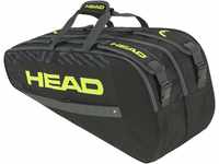 HEAD Base Racquet Bag Tennistasche, schwarz/gelb, M