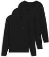 HUGO Herren LS-Shirt RN Triplet Dreierpack Longsleeves aus Baumwolle