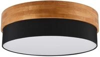Trio Leuchten Deckenleuchte Seasons 611500302, Holz naturbelassen, Schirm Stoff