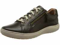 Clarks Damen Nalle Lace Sneaker, Black Leather, 37 EU