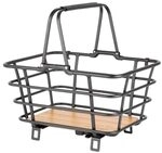 AtranVelo Epic Shopper AVS Farhrradkorb Schwarz,Braun 29 x 40 x 20 cm