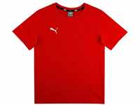 PUMA Jungen teamGOAL 23 Casuals Tee Jr T-shirt, Red, 176