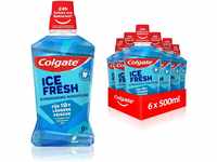 Colgate Mundspülung Ice Fresh 6x500 ml – für sofortige & anhaltende Frische...