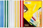 Idena 307863 - Schnellhefter A5, aus Kunststoff, 10 St&uuml;ck, 5 Farben, 2 x