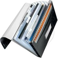 Leitz A4 Projektmappe f&uuml;r bis zu 200 Blatt, 6 F&auml;cher mit Taben zur Ordnung des