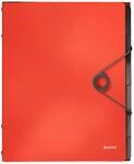 Leitz 45691020 Solid Ordnungsmappe PP A4, 6 F&auml;cher, hellrot