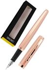 ONLINE F&uuml;llhalter Eleganza I Metall I Design rosegold Style I Federst&auml;rke M I