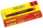 ONLINE Kombi-Tintenpatronen, Universal-Ersatz-Patronen, kompatibel mit allen