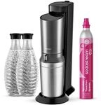 SodaStream Crystal 3.0 Wassersprudler mit Glaskaraffe, Sprudelwasser-Maschine...