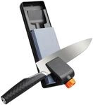 Fiskars Whetstone Premium-Messersch&auml;rfer-Set, Wetzstein mit 2 K&ouml;rnungen,