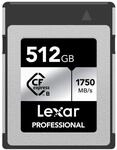 Lexar Professional 512GB CFexpress Karte, Typ B CFe Karte, bis zu 1750MB/s