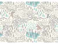 Komar Disney Vlies Fototapete - Bambi Woodland - Größe: 400 x 280 cm (Breite x