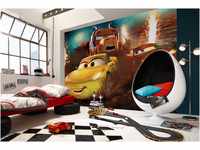 Komar Disney Vlies Fototapete - Cars Dirt Track - Größe: 350 x 250 cm (Breite...