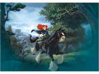 Komar Disney Vlies Fototapete - Merida Riding - Größe: 400 x 280 cm (Breite x