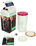 Weck Stangenglas Starter-Set (Glas zum Fermentieren, inkl. 2 Glasdeckel ř 80...