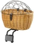 M-Wave BA Pet Weidenkorb f&uuml;r Hunde f&uuml;r Fahrrad, Geflochtener Fahrradkorb, Retro