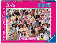 Ravensburger Puzzle 17159 - Barbie Challenge - 1000 Teile Barbie Puzzle für