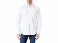 BOSS Herren Relegant 6 Regular-Fit Hemd aus Bio-Baumwoll-Popeline Weiß L