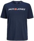JACK & JONES Herren Jjecorp Logo Tee Crew Neck Noos Ps T Shirt, Navy Blazer,...