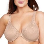 Gro&szlig;e Gr&ouml;&szlig;en Plusgr&ouml;&szlig;e WonderWire-Vorderverschluss-BH mit Stretch, Spitze und