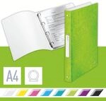 Leitz Ringbuch, A4, 32 mm R&uuml;ckenbreite, F&uuml;r bis zu 190 Blatt, Gr&uuml;n, WOW, 42580054