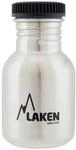 Laken robuste Edelstahlflasche 0,35 l silber