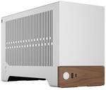 Fractal Design Terra Silver - Wood Walnut Front Panel - Small Form Factor - mITX