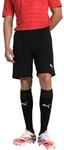 PUMA Herren Teamrise Shorts, Puma Black-puma White, XL EU