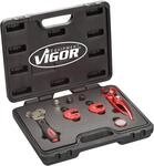 ViGOR V5513 B&ouml;rdelger&auml;t Satz I 9-teiliges Set I f&uuml;r DIN B&ouml;rdelung, B&ouml;rdeln von