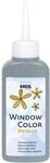 KREUL 42753 - Window Color silber 80 ml, Fenstermalfarbe mit Metalliceffekt auf