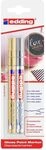 edding 780 Glanzlackmarker - gold, silber - Packung mit 2 Lackmarkern -...