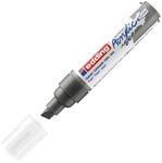 edding 5000 Acrylmarker breit - grau - 1 Acrylstift wasserfest - breite Keilspitze