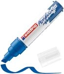 edding 5000 Acrylmarker breit - blau - 1 Acrylstift wasserfest - breite Keilspitze