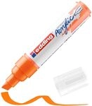 edding 5000 Acrylmarker breit - neon-orange - 1 Acrylstift wasserfest - breite