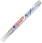 edding 5300 Acrylmarker fein - silber - 1 Acrylstift wasserfest - feine Rundspitze