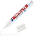 Edding 95 Glass Marcador 1 pieza(s) Redonda-Spitze Blanco