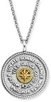 Engelsrufer Aloha Halskette Damen 925 Sterling Silber Bicolor Talisman Anh&auml;nger &ndash;