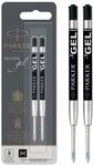 Parker Gelstifteminen | mittlere Schreibspitze (0,7 mm) | schwarze QUINK Tinte...