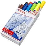 edding 4500 Textilmarker - 10 Farben im Set (Basic) - Rundspitze 2-3 mm -