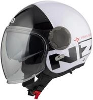 Casco ABIERTO Jet Modelo RINGWAY Duo Commuter White&Black