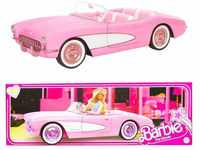 Barbie Corvette - Kaugummipinkes Cabrio, Platz für 4 Puppen, öffnende Türen,