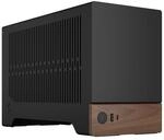Fractal Design Terra Graphite - Wood Walnut Front Panel - Small Form Factor - mITX
