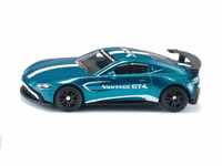 siku 1577, Aston Martin Vantage GT4, Spielzeug-Auto, Metall/Kunststoff, Blau,