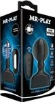 Mr. Play Aufblasbarer Analplug, Schwarz, 12,1x7,2x3,3 cm